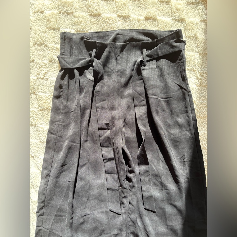 Elegant Black wide leg pants